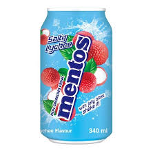Mentos Boisson non pétillante goût Salty Lytchee 340ml (avec billes gelifiées)