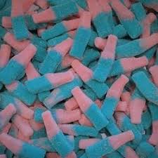 Dulceplus - Bouteilles Tutti Fizzy Roses et Bleues - 75g