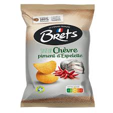 Chips Brets Chèvre & Piment d’Espelette 125g