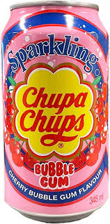 Chupa Chups Soda Cerise Bubblegum (Corée du Sud) 345ml