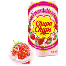 Chupa Chups - Fraise et crème (Corée du Sud) 345ml