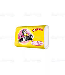 Chewing Gum Malabar Tutti Frutti avec Tattoo 5pcs