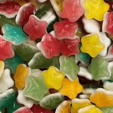7 Jelly Sticks Etoiles Lisses 100g