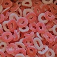 Dulceplus - Anneaux Sucrés Fraise 100g