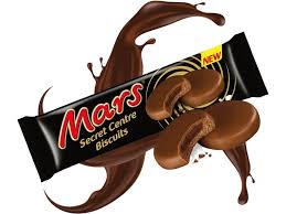 Biscuits Mars Secret Centre (paquet de 6)