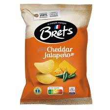 Brets Saveur Cheddar Jalapeno 125g