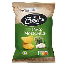 Brets Pesto Mozzarella125g