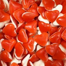 Dulceplus - Petits Coeurs Fraise et crème 100g
