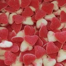 Dulceplus - Coeurs Sucrés Rouge et Blanc 100g