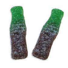 Dulceplus - Bouteilles Soda Marron & vert 100g