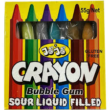 Crayons Bubble Gum (1 boite)