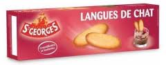 St Georges - Biscuits Langues de Chat 100g