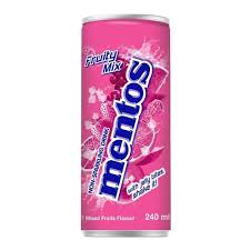 Mentos Fruity Mix 240ml  (petits morceaux de gelée a l'interieur)