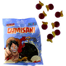 Bonbons Gumisan One Piece Luffy Saveur Raisins 180 g