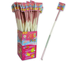 Poppi Frutti Paille Géante Poudre Fizzy 1pc