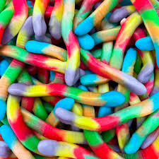 Dulceplus - Vers Multicolores Lisses 100g